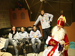 Foto sinterklaas en piet