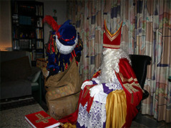 Foto sinterklaas en piet